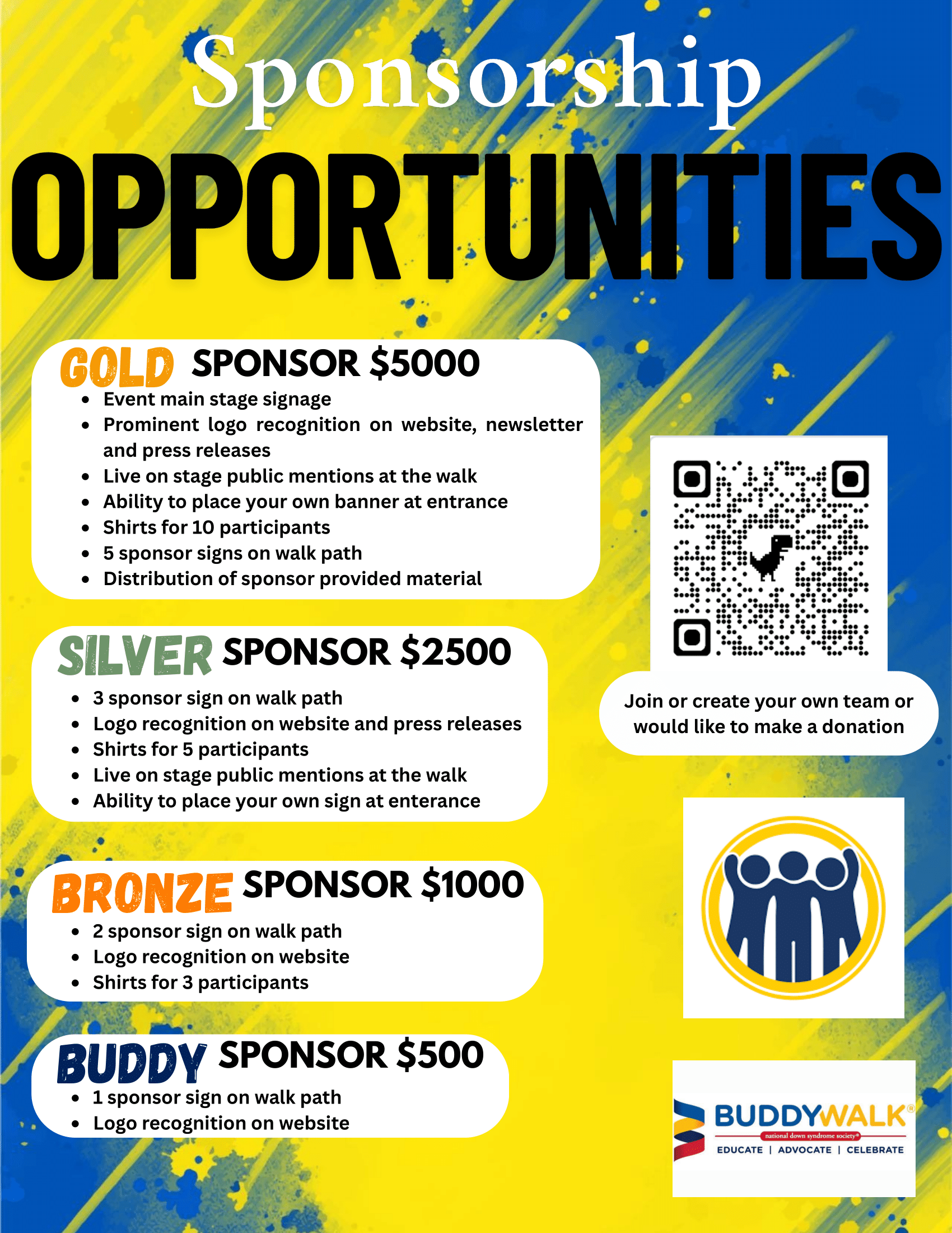 Buddy Walk complete Sponsorship packet-2 Buddy Walk complete Sponsorship packet-2